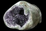 Wide, Purple Amethyst Geode - Uruguay #123784-3